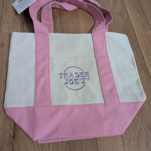 Trader Joe's Pastel Mini Tote - Limited Edition - Picture 3 of 6